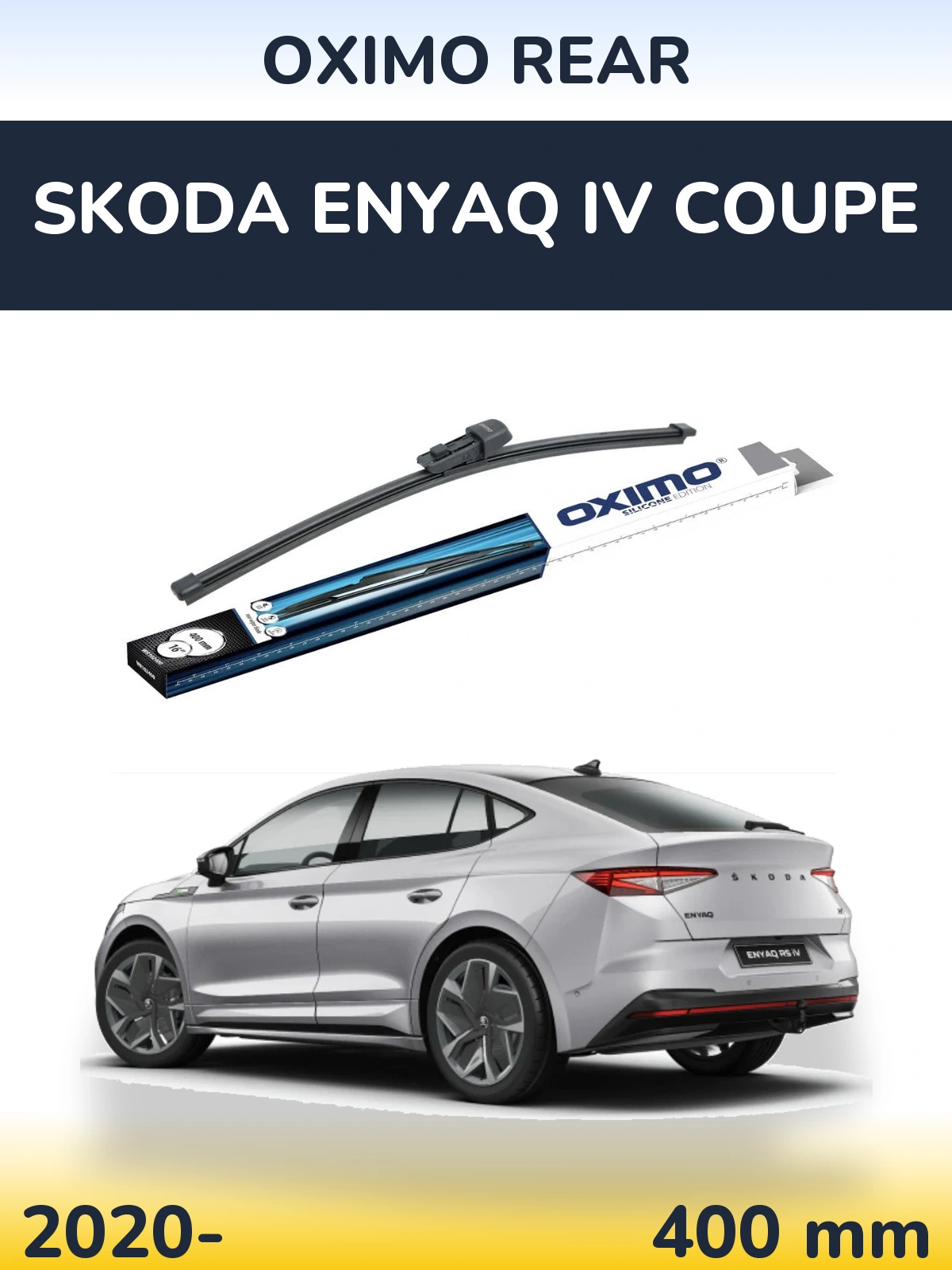 Zadní stěrač Oximo Rear 400 mm pro Skoda Enyaq iV Coupe 2020-2026