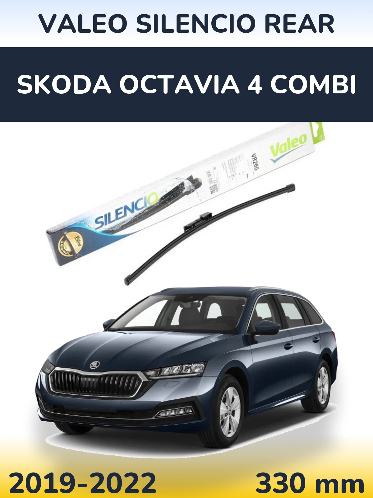 Zadní stěrač Valeo Silencio Rear 335 mm pro Skoda Octavia 4 Combi 2019-2022