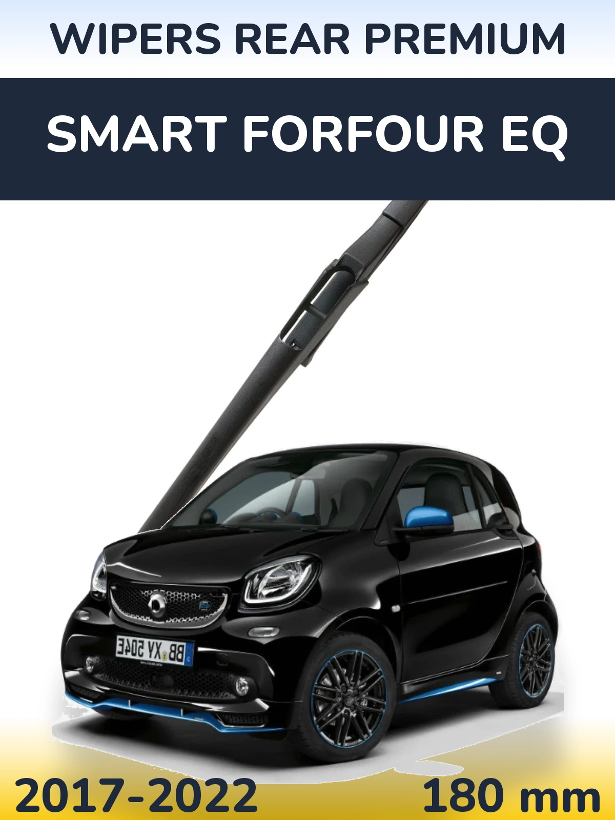 Задня щітка WIPERS REAR PREMIUM 180 мм для Smart Forfour EQ 2017-2022
