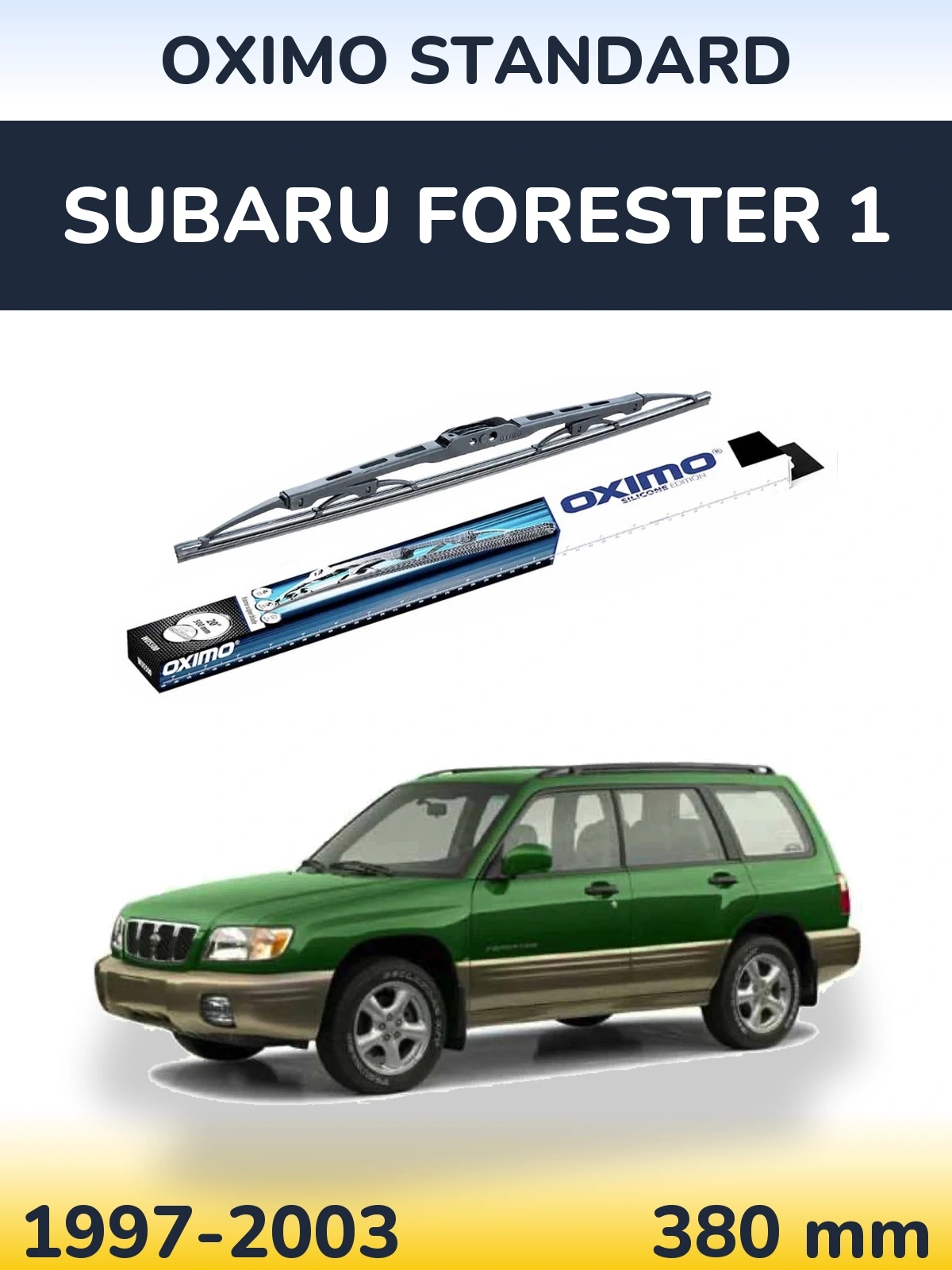 Zadní stěrač Oximo Standard 375 mm pro Subaru Forester 1 1997-2003
