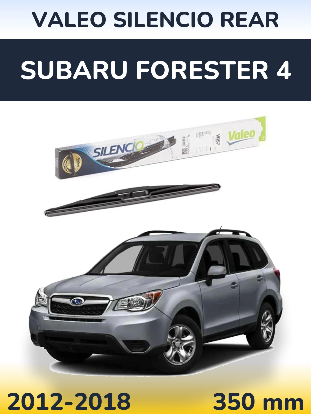 Zadní stěrač Valeo Silencio Rear 345 mm pro Subaru Forester 4 2012-2018