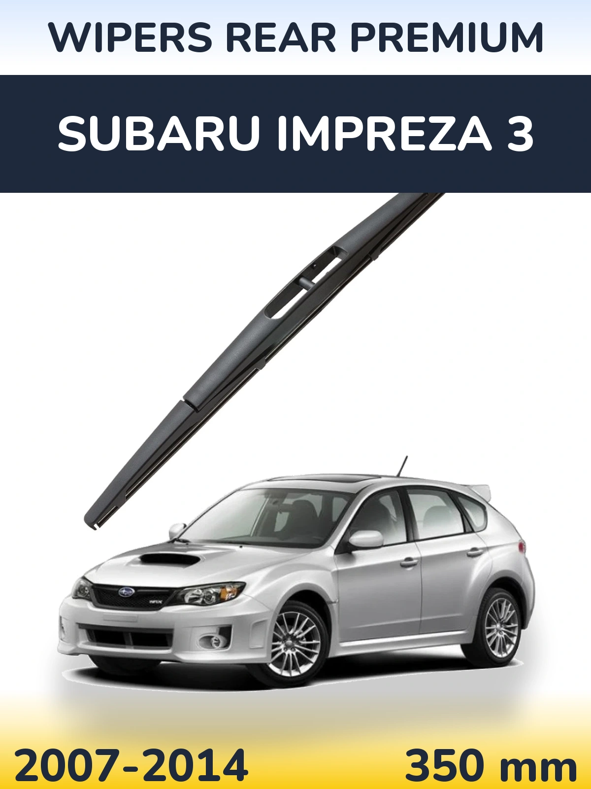 Zadní stěrač WIPERS REAR PREMIUM 350 mm pro Subaru Impreza 3 2007-2014