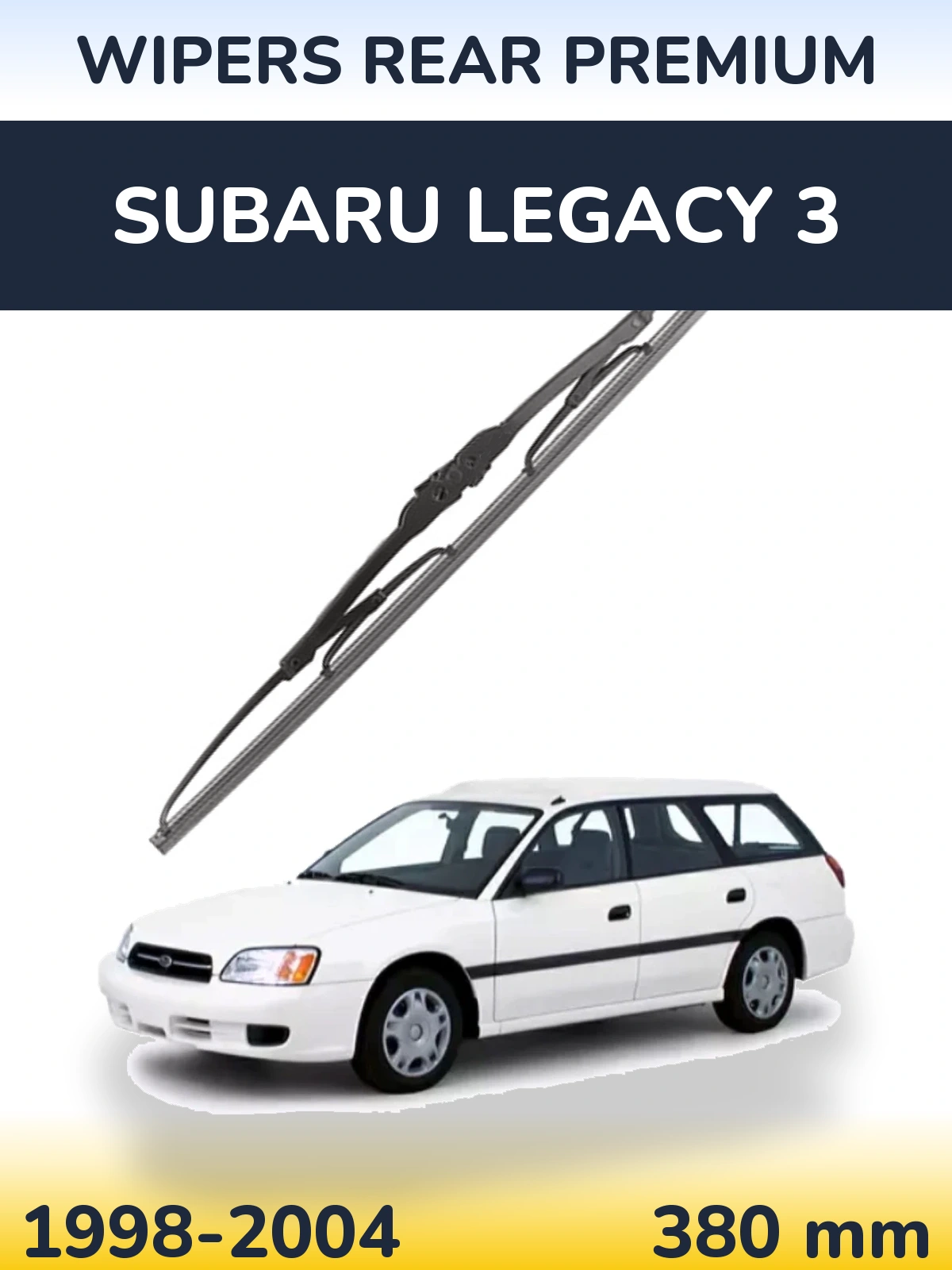 Zadní stěrač WIPERS REAR PREMIUM 380 mm pro Subaru Legacy 3 1998-2004