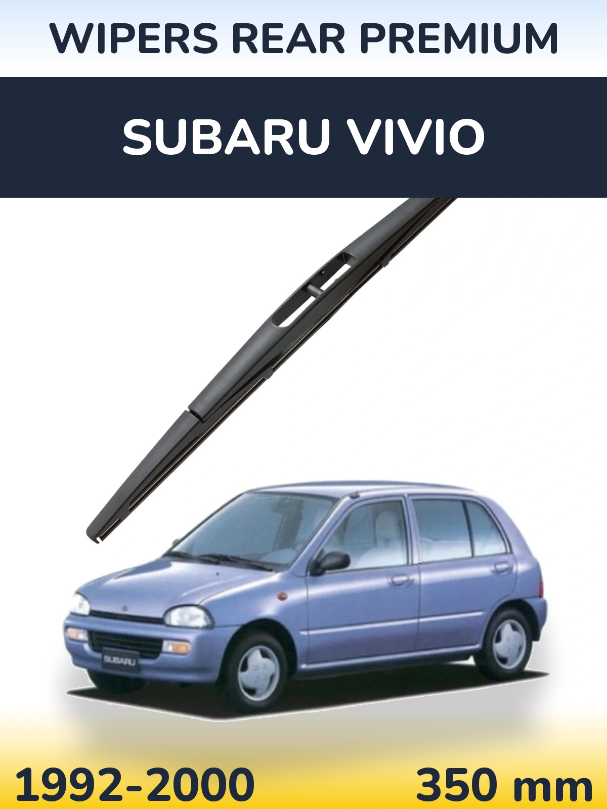 Zadní stěrač WIPERS REAR PREMIUM 350 mm pro Subaru Vivio 1992-2000