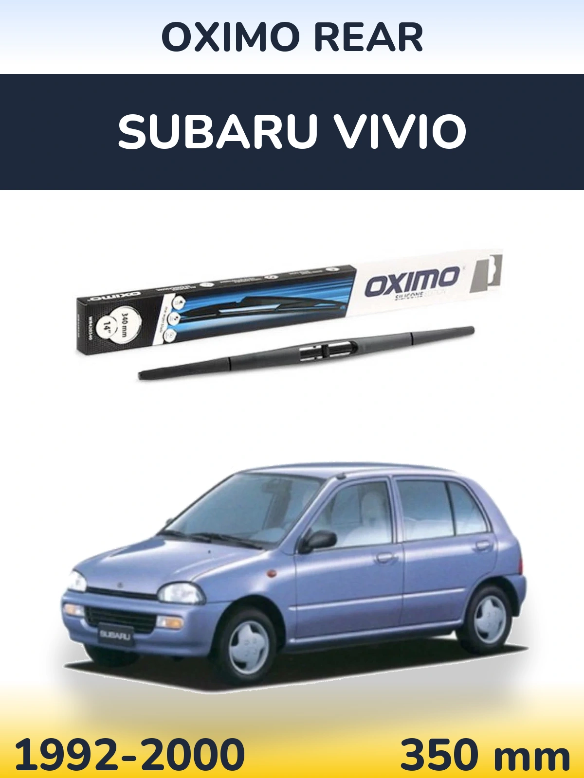 Zadní stěrač Oximo Rear 350 mm pro Subaru Vivio 1992-2000