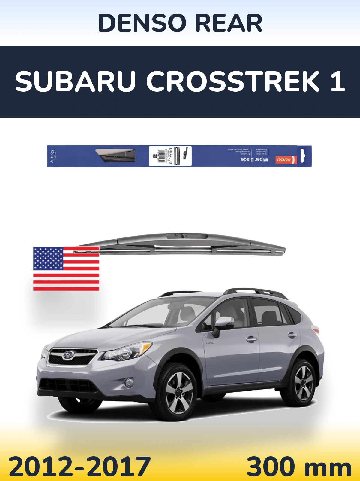 Zadní stěrač Denso Rear 300 mm pro Subaru Crosstrek 1 2012-2017