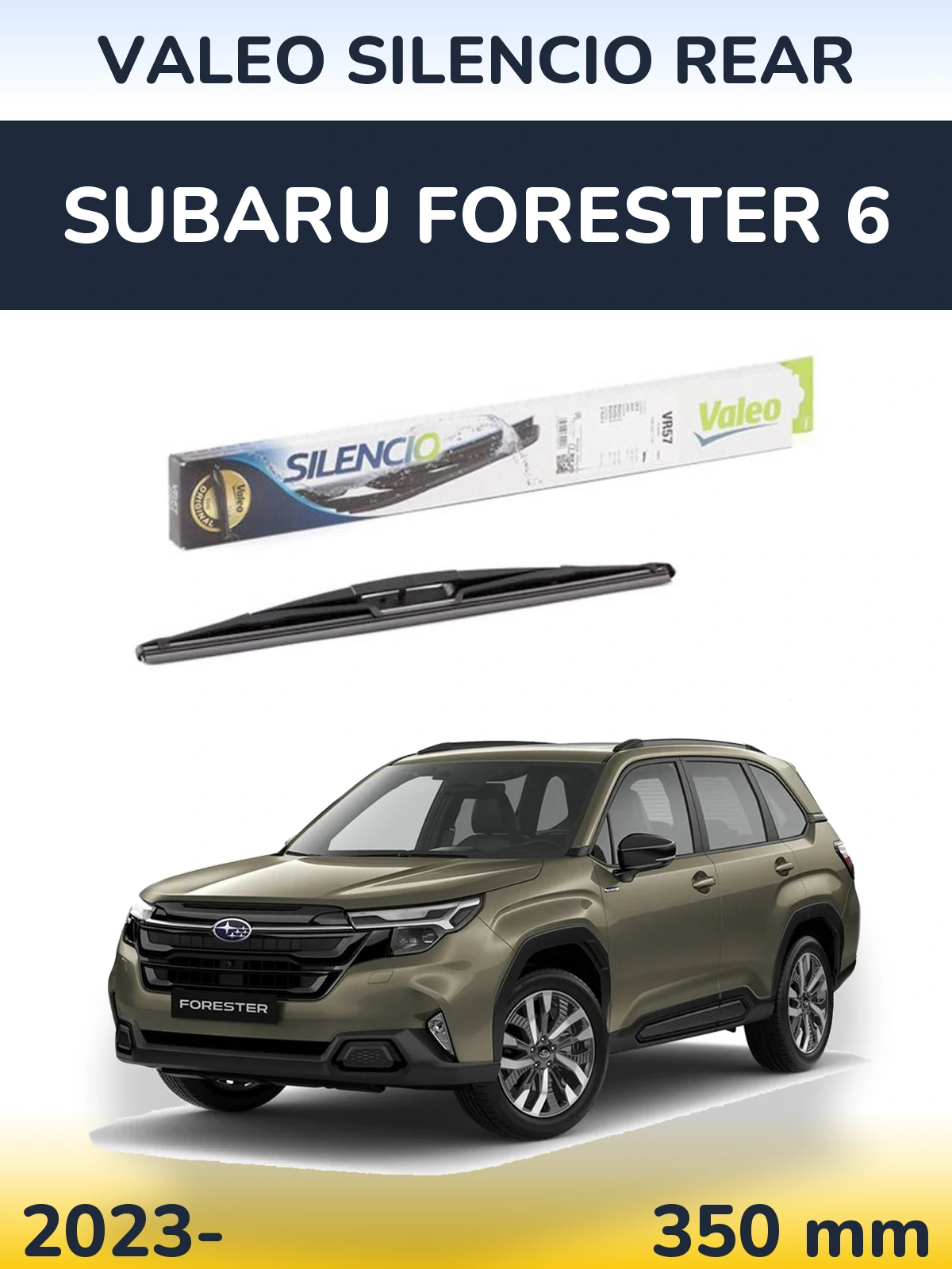 Zadní stěrač Valeo Silencio Rear 345 mm pro Subaru Forester 6 2023-2026