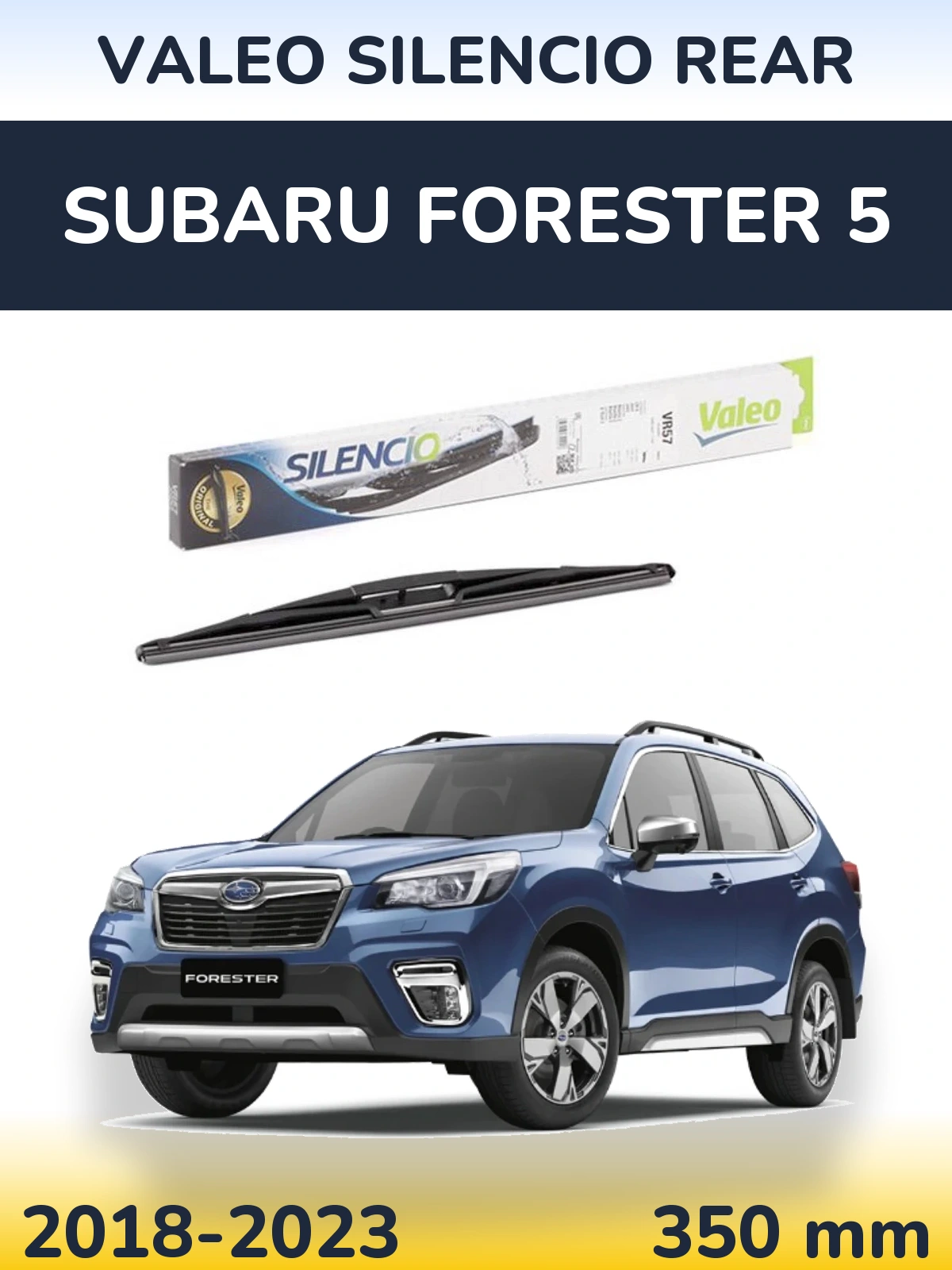 Zadní stěrač Valeo Silencio Rear 345 mm pro Subaru Forester 5 2018-2023