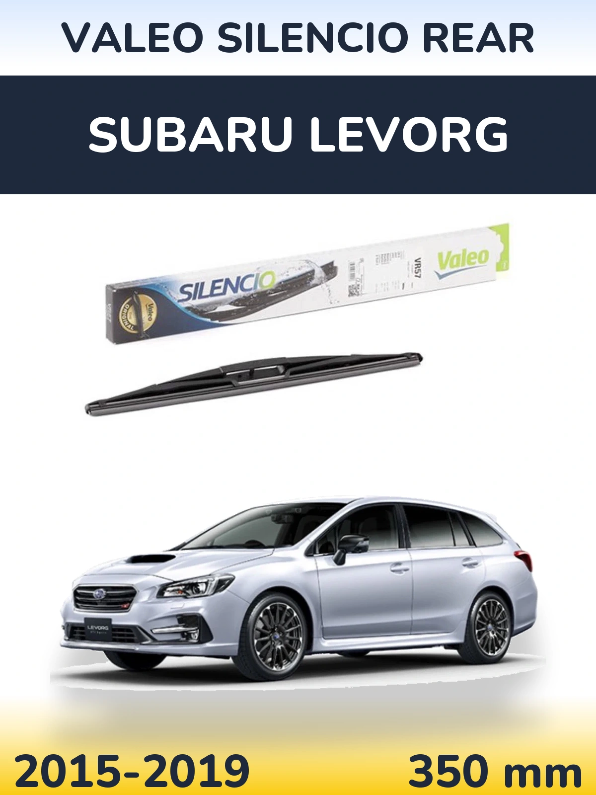 Zadní stěrač Valeo Silencio Rear 345 mm pro Subaru Levorg 2015-2019