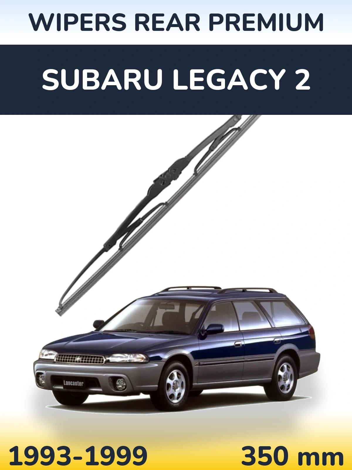 Zadní stěrač WIPERS REAR PREMIUM 350 mm pro Subaru Legacy 2 1993-1999