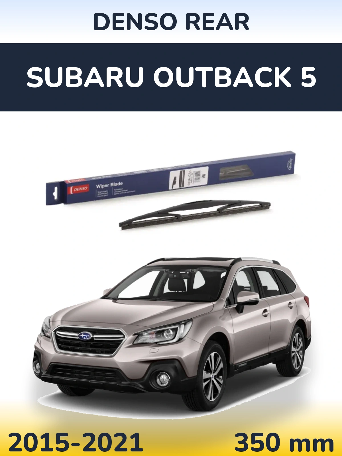 Zadní stěrač Denso Rear 350 mm pro Subaru Outback 5 2015-2021