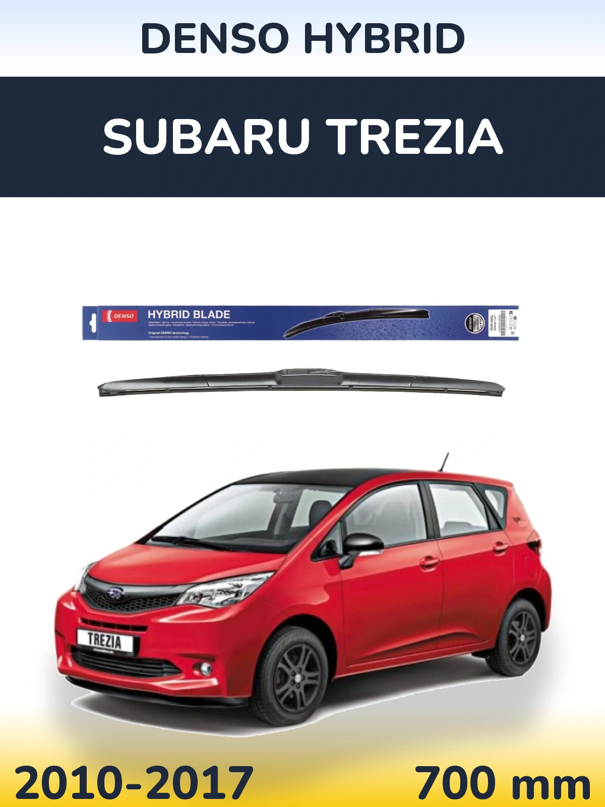 Přední stěrač Denso Hybrid 700 mm pro Subaru Trezia 2010-2017