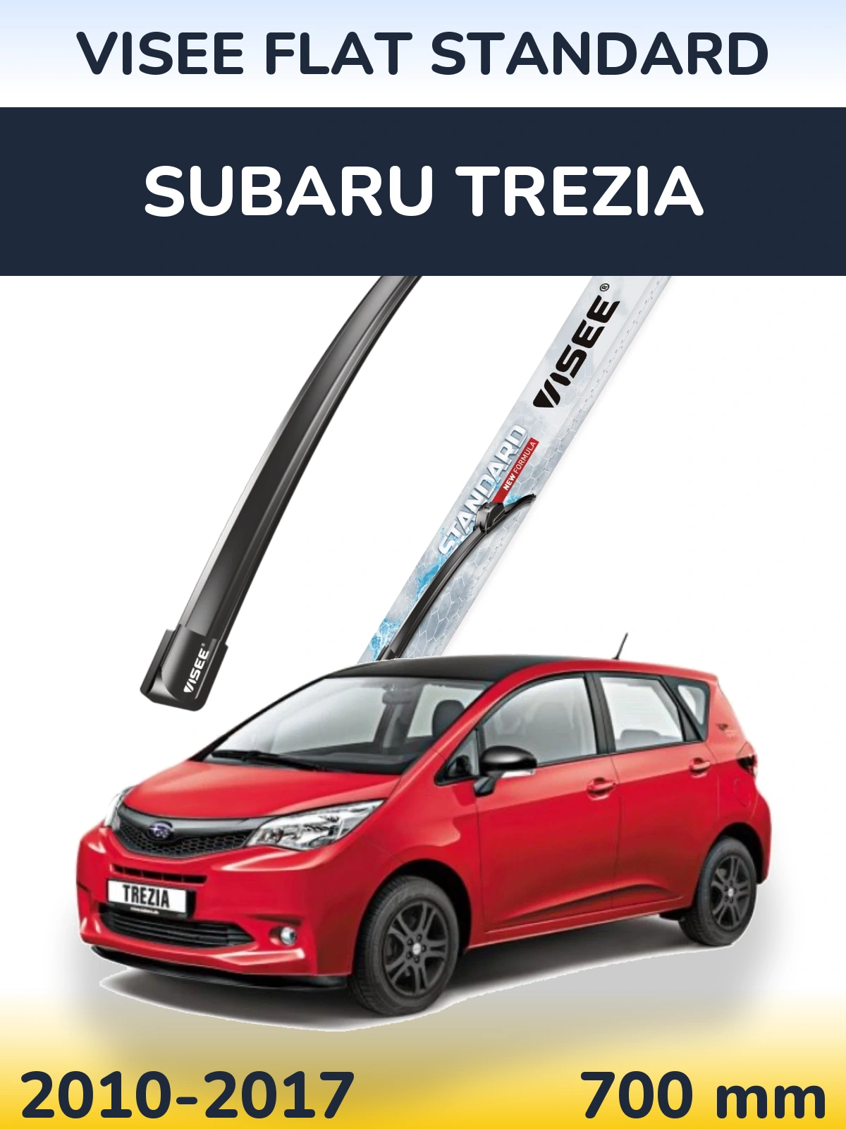 Přední stěrač VISEE FLAT STANDARD 700 mm pro Subaru Trezia 2010-2017
