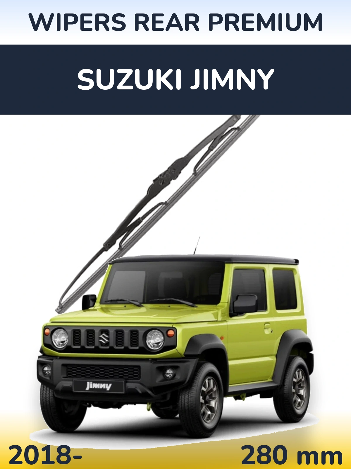 Zadní stěrač WIPERS REAR PREMIUM 280 mm pro Suzuki Jimny 2018-2026