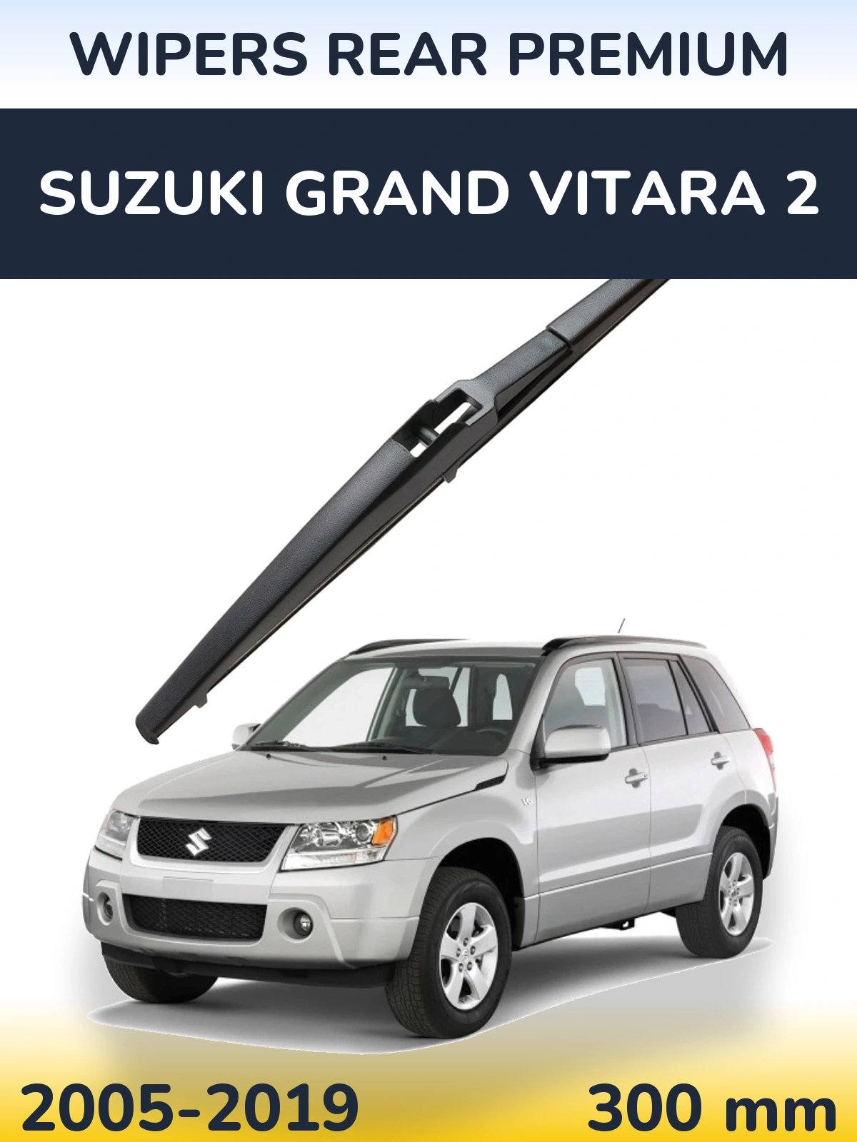Zadní stěrač WIPERS REAR PREMIUM 300 mm pro Suzuki Grand Vitara 2 2005-2019
