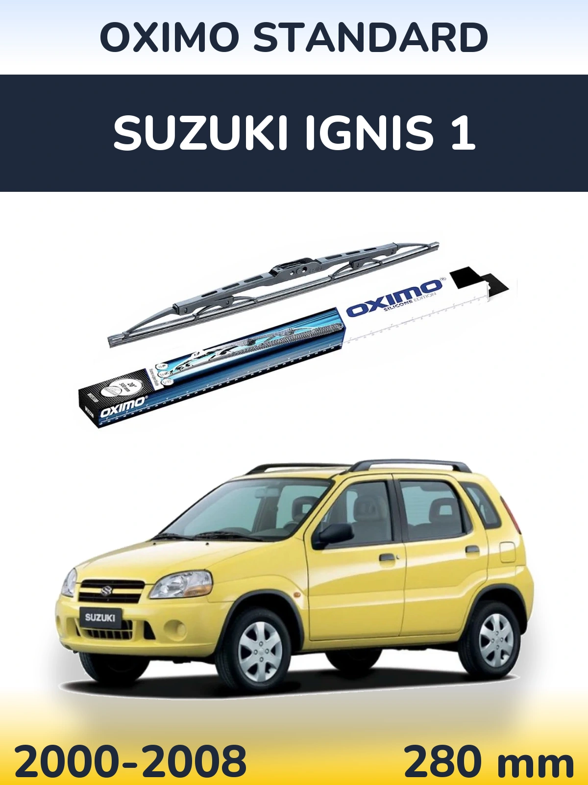 Zadní stěrač Oximo Standard 275 mm pro Suzuki Ignis 1 2000-2008