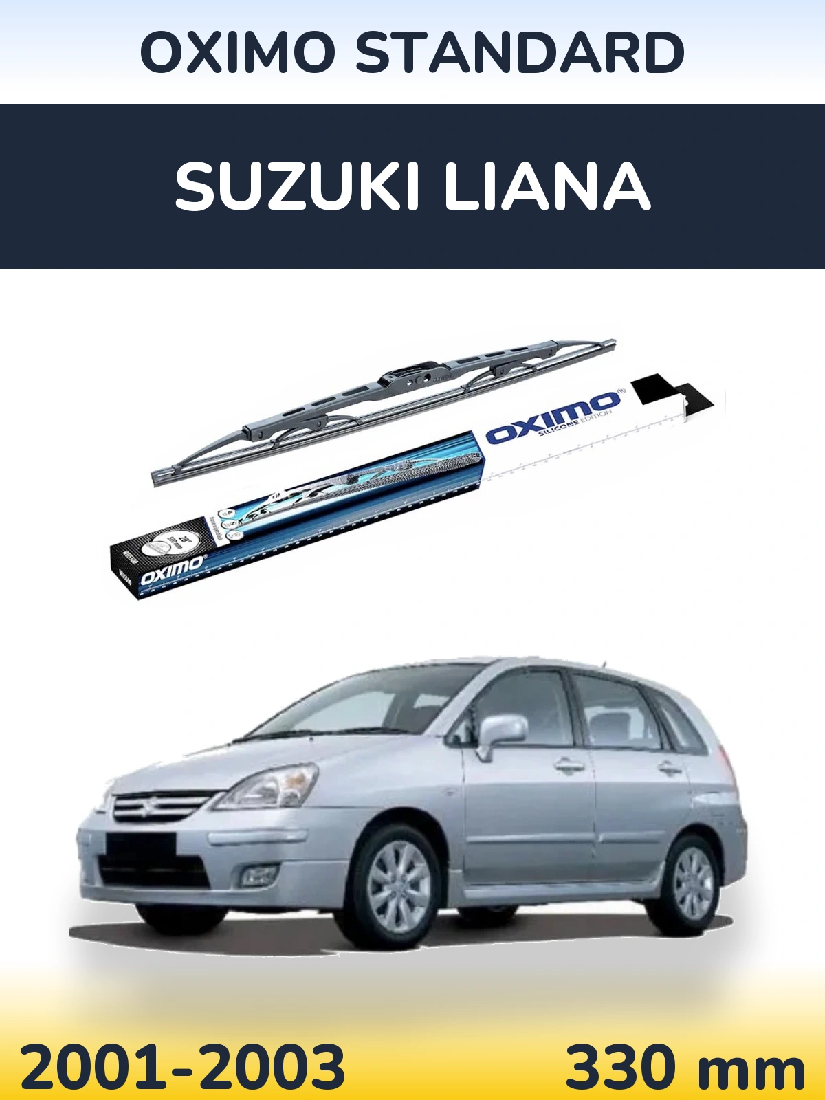 Zadní stěrač Oximo Standard 325 mm pro Suzuki Liana 2001-2003