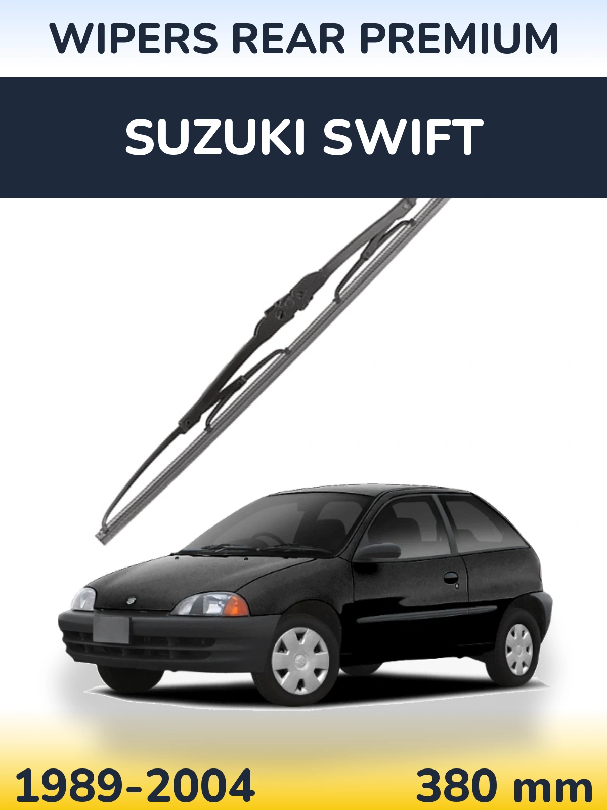 Zadní stěrač WIPERS REAR PREMIUM 380 mm pro Suzuki Swift 1989-2004