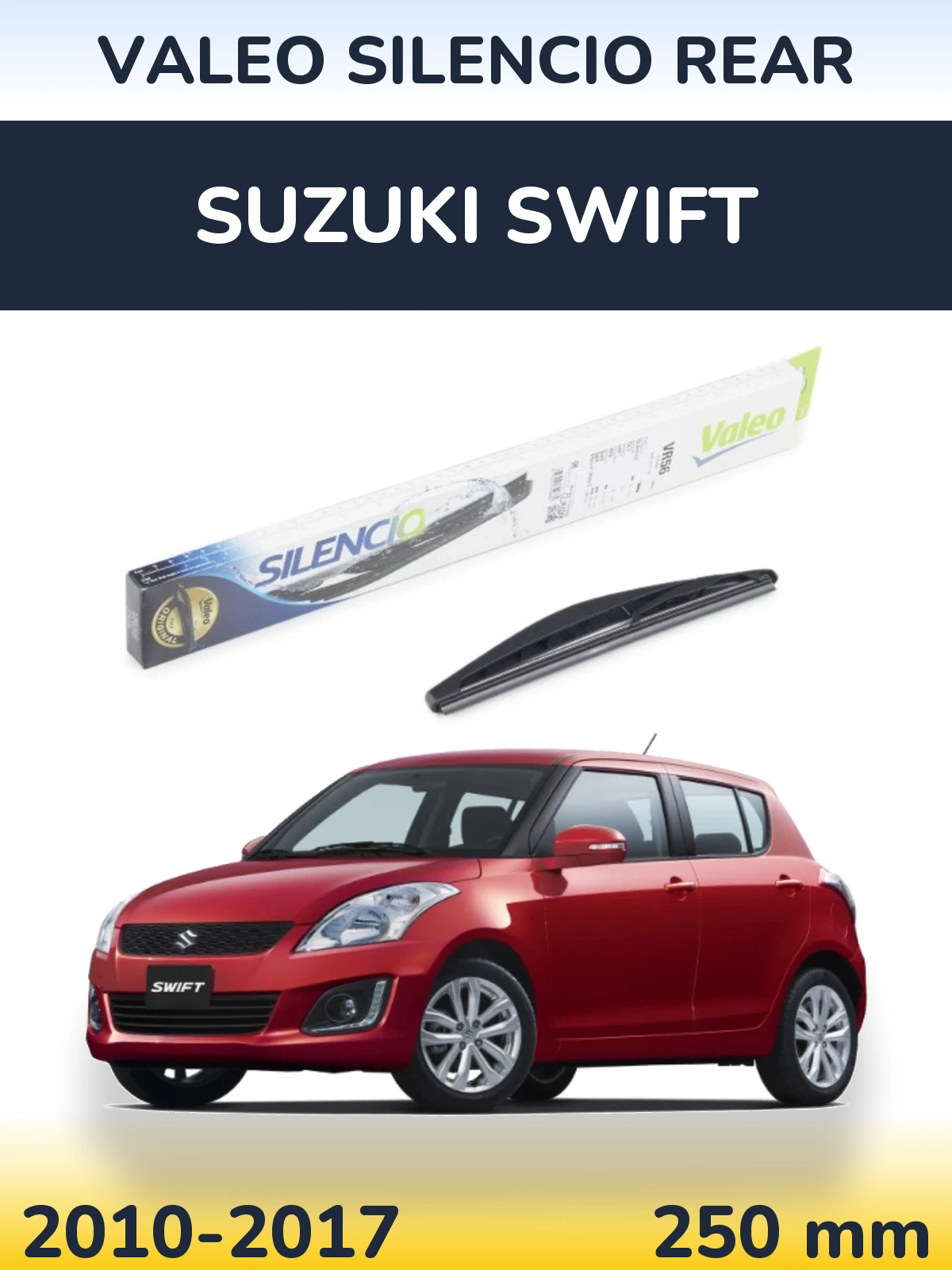 Zadní stěrač Valeo Silencio Rear 240 mm pro Suzuki Swift 2010-2017