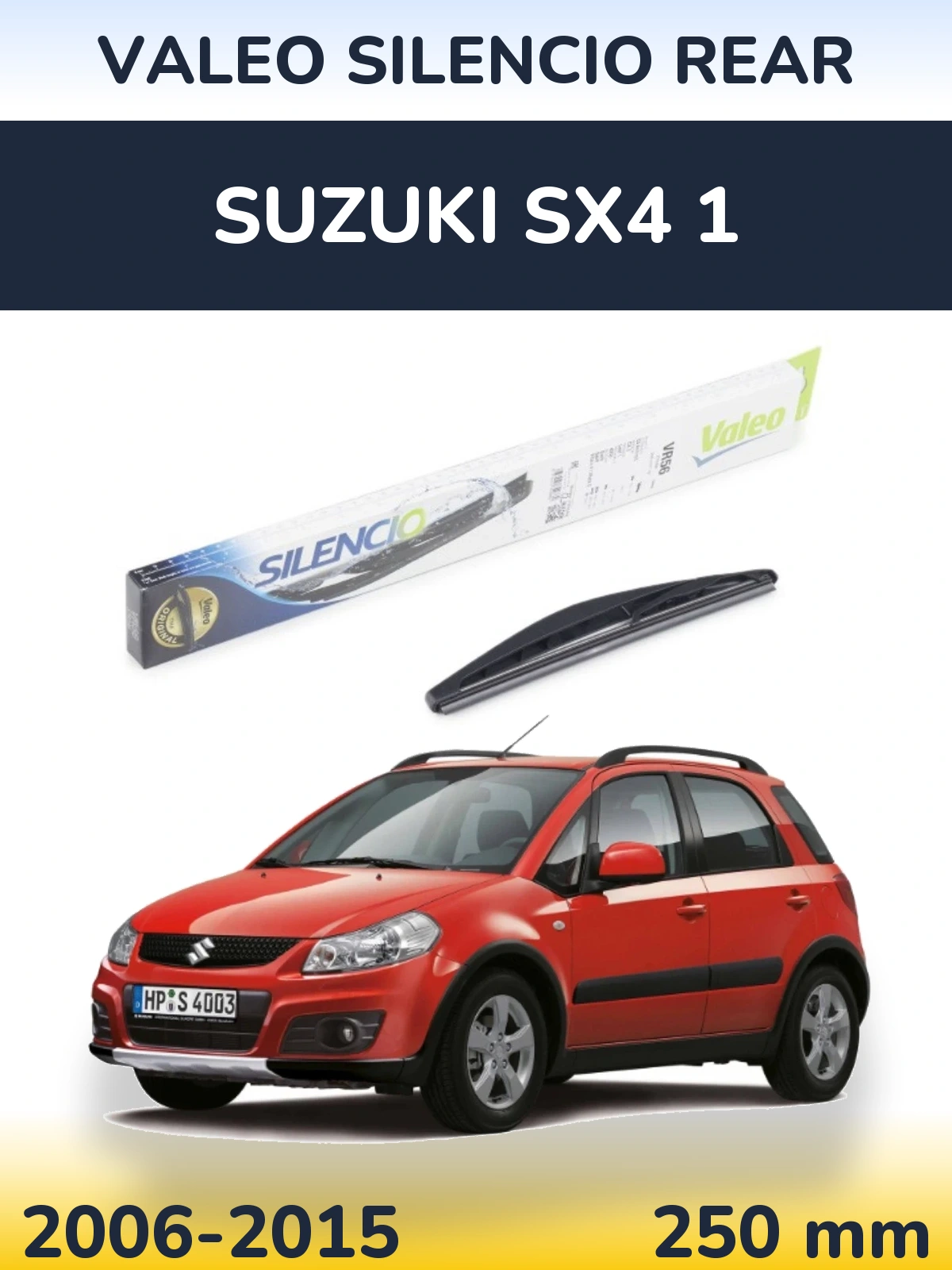 Zadní stěrač Valeo Silencio Rear 240 mm pro Suzuki SX4 1 2006-2015