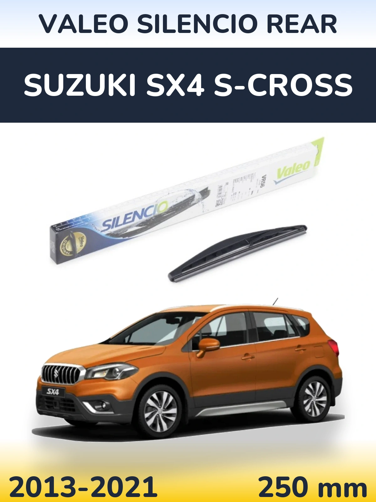 Zadní stěrač Valeo Silencio Rear 240 mm pro Suzuki SX4 S-Cross 2013-2021