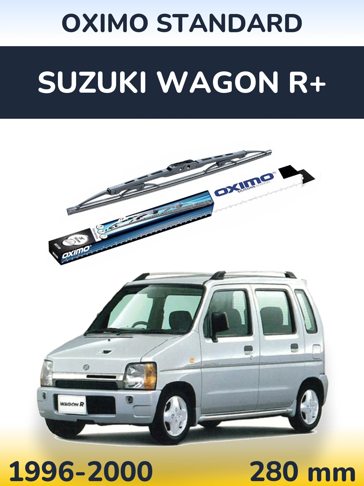 Zadní stěrač Oximo Standard 275 mm pro Suzuki Wagon R+ 1996-2000