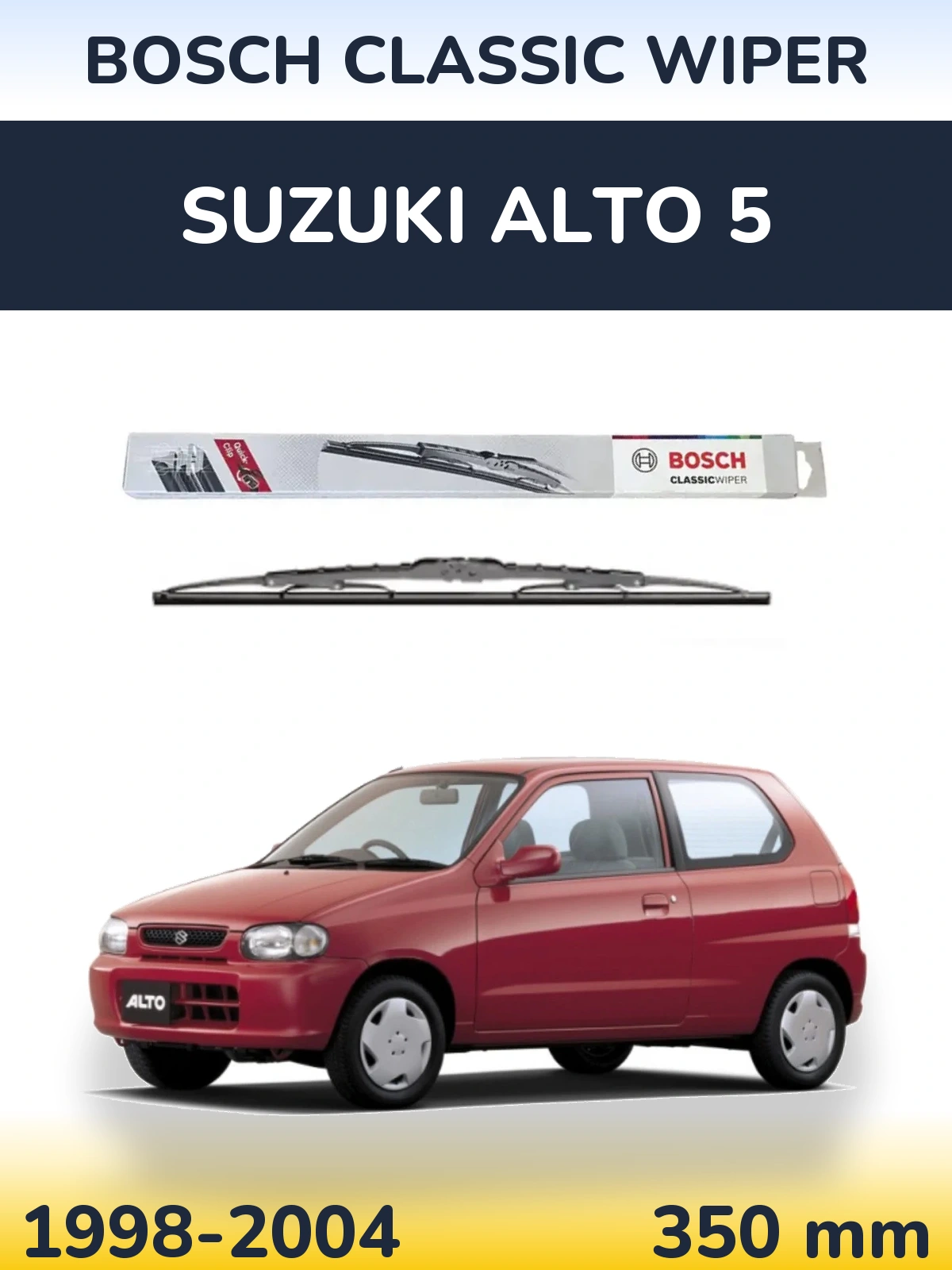 Zadní stěrač BOSCH Classic Wiper 340 mm pro Suzuki Alto 5 1998-2004