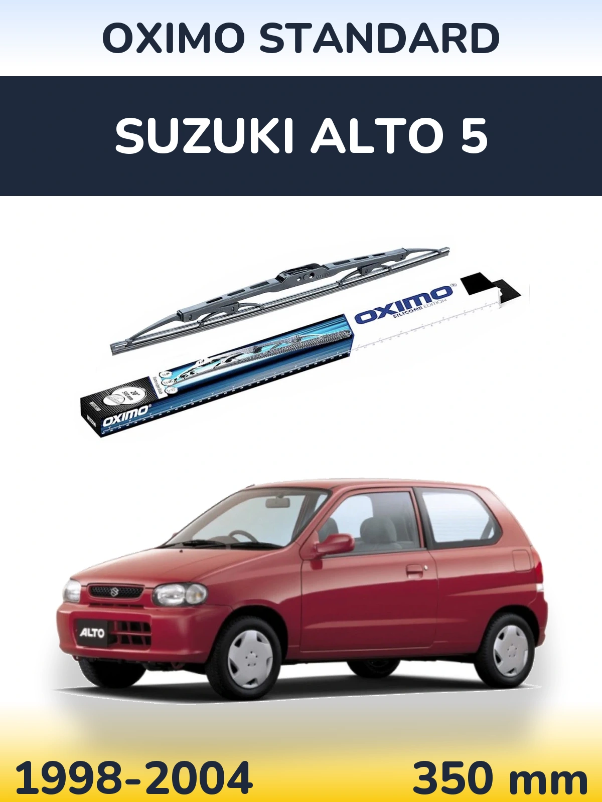 Zadní stěrač Oximo Standard 350 mm pro Suzuki Alto 5 1998-2004