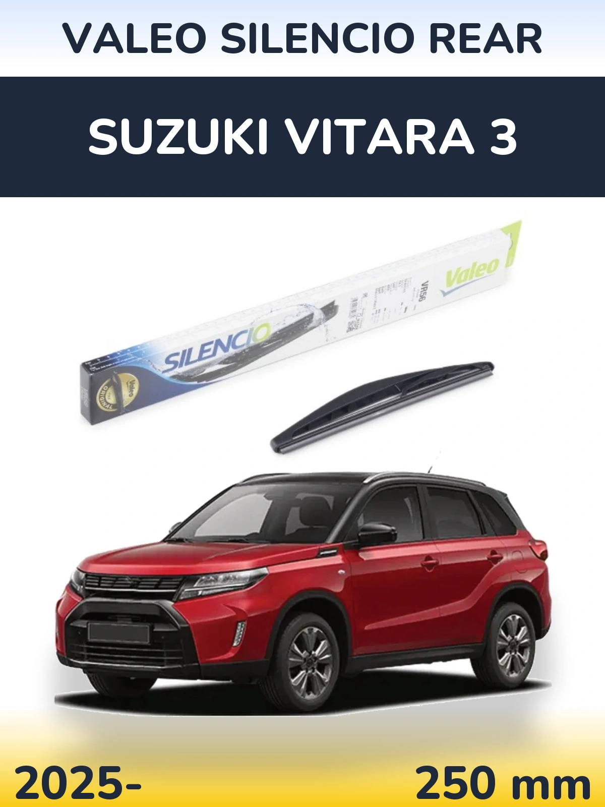 Задня щітка Valeo Silencio Rear 240 мм для Suzuki Vitara 3 2025-2026