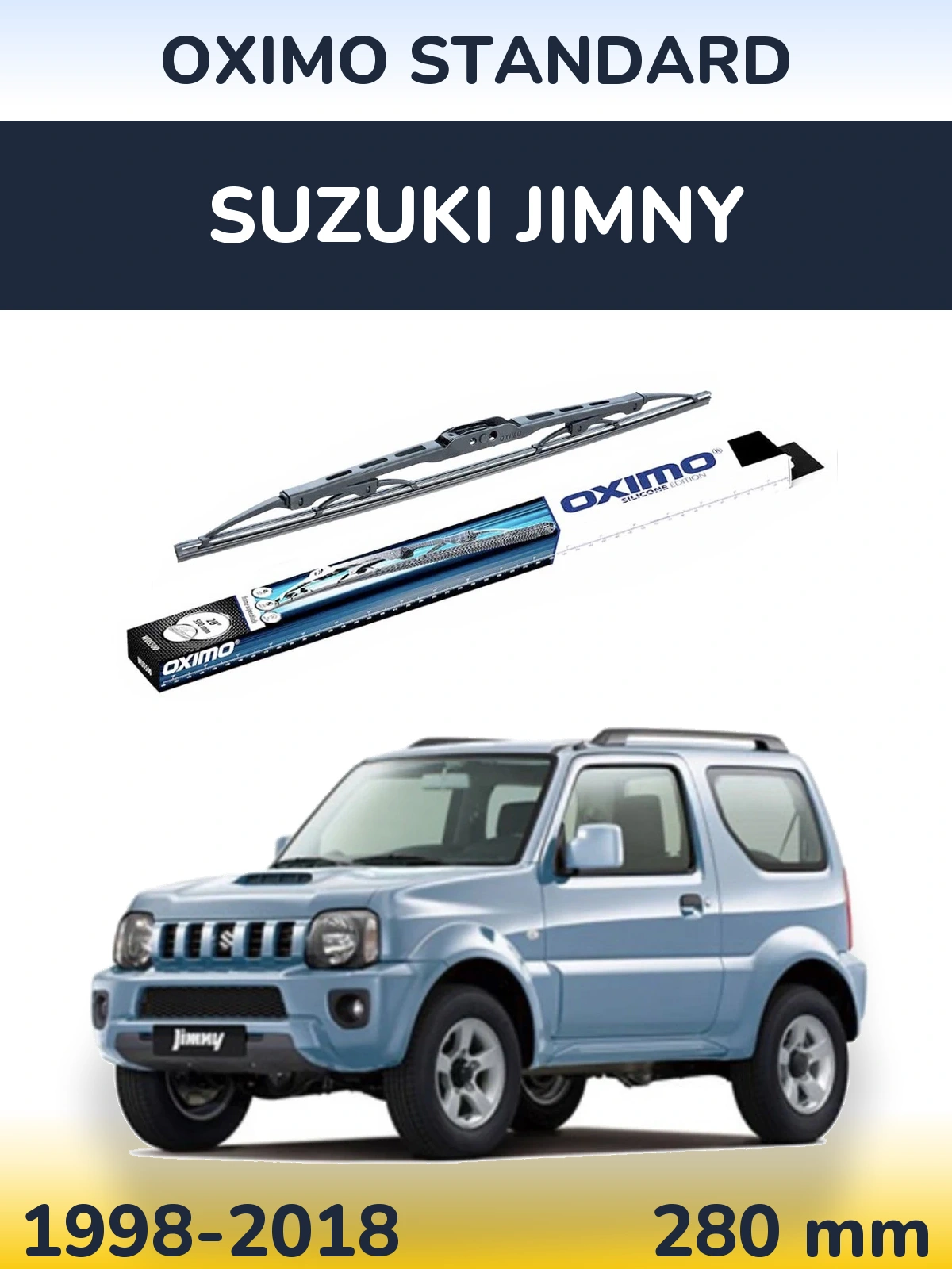 Zadní stěrač Oximo Standard 275 mm pro Suzuki Jimny 1998-2018