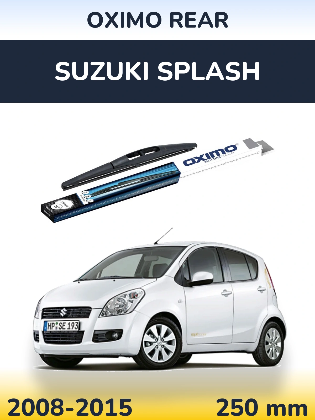 Zadní stěrač Oximo Rear 250 mm pro Suzuki Splash 2008-2015