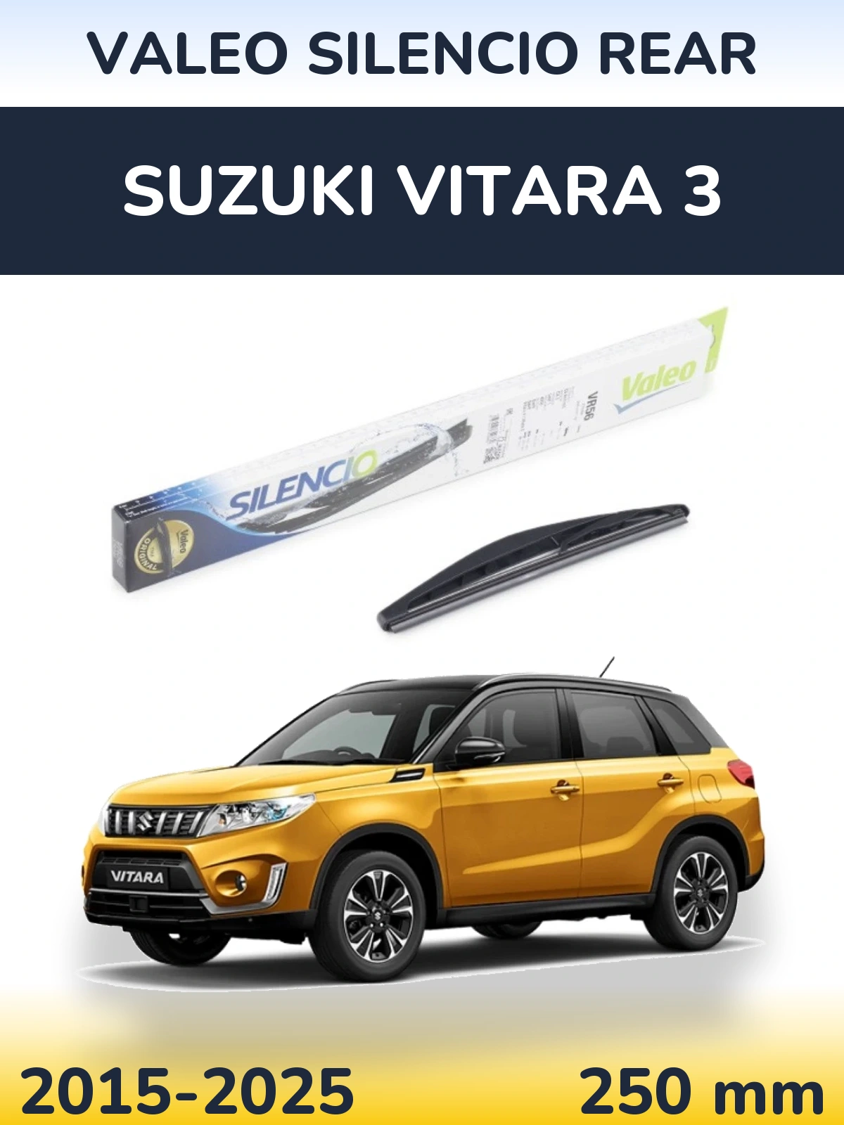 Zadní stěrač Valeo Silencio Rear 240 mm pro Suzuki Vitara 3 2015-2025
