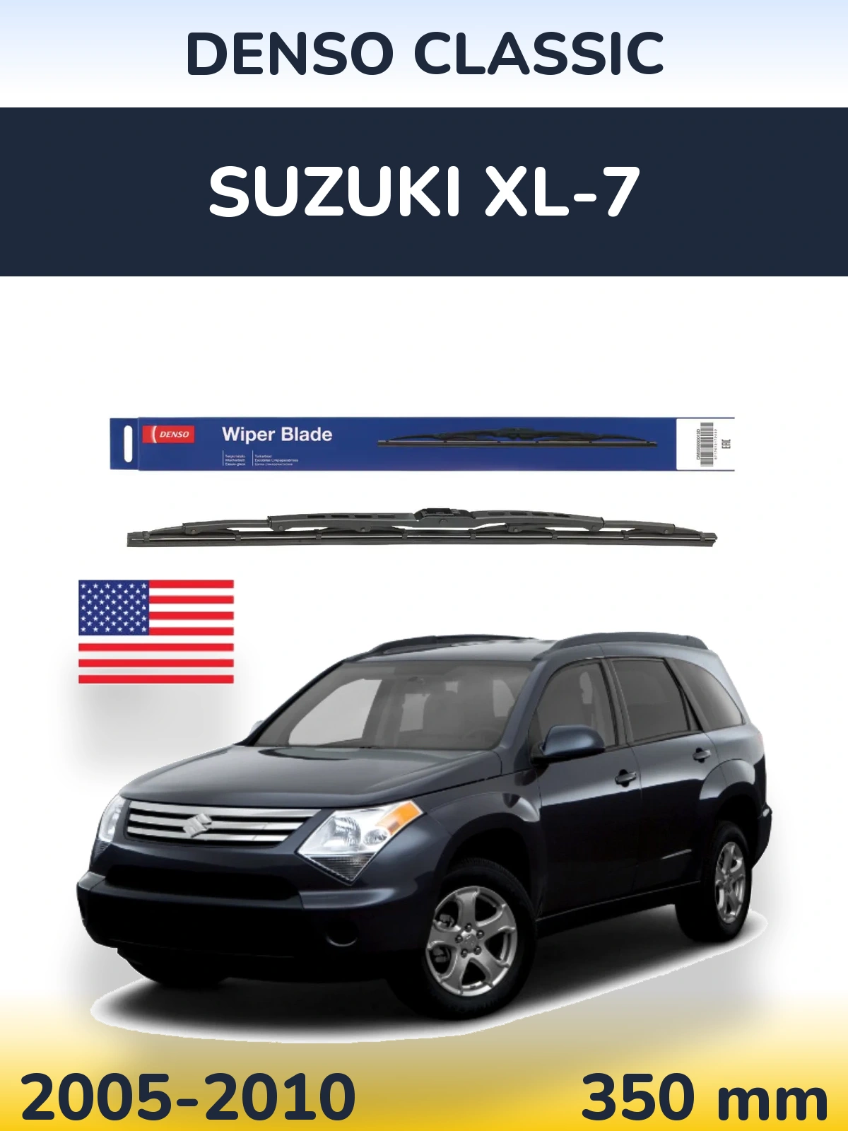 Zadní stěrač Denso Classic 350 mm pro Suzuki XL-7 2005-2010