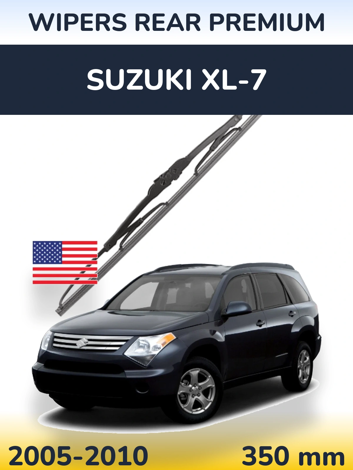 Задня щітка WIPERS REAR PREMIUM 350 мм для Suzuki XL-7 2005-2010