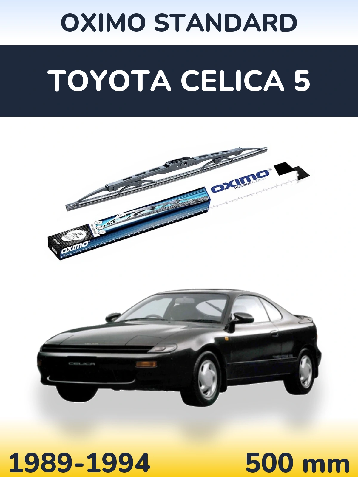 Zadní stěrač Oximo Standard 500 mm pro Toyota Celica 5 1989-1994