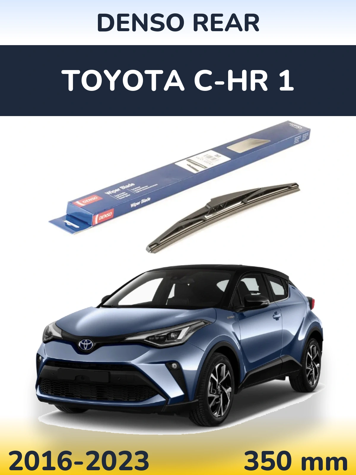 Zadní stěrač Denso Rear 350 mm pro Toyota C-HR 1 2016-2023