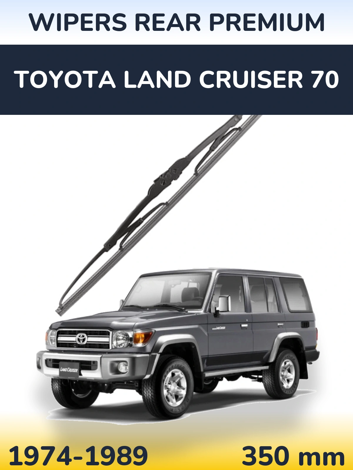 Zadní stěrač WIPERS REAR PREMIUM 350 mm pro Toyota Land Cruiser 70 1974-1989