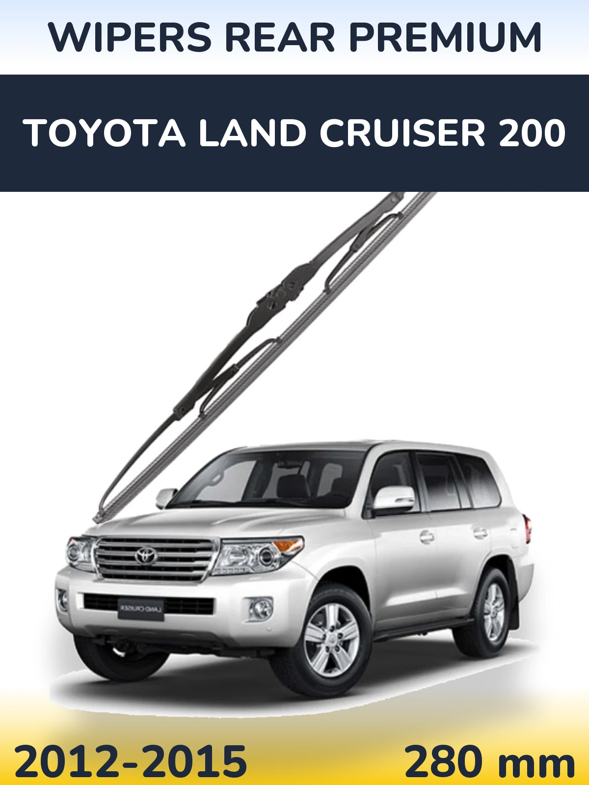 Zadní stěrač WIPERS REAR PREMIUM 280 mm pro Toyota Land Cruiser 200 2012-2015