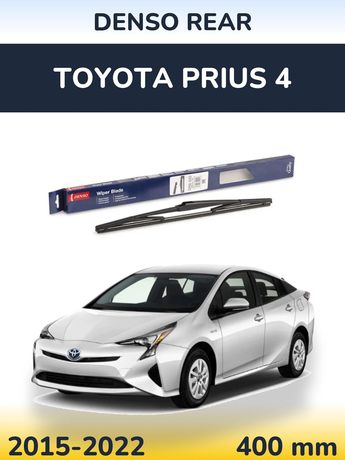 Zadní stěrač Denso Rear 400 mm pro Toyota Prius 4 2015-2022