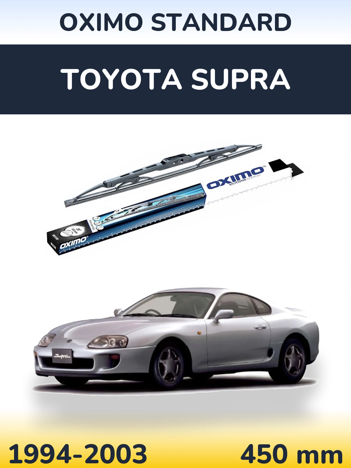 Zadní stěrač Oximo Standard 450 mm pro Toyota Supra 1994-2003