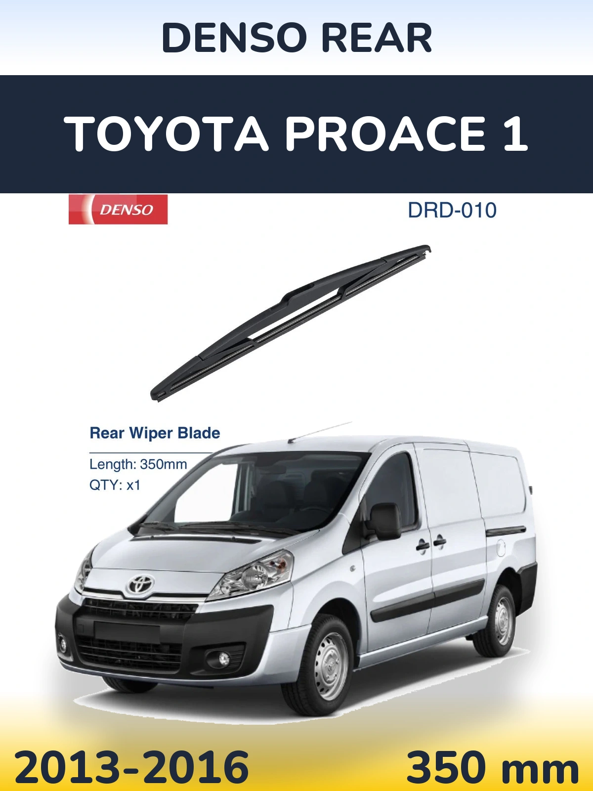 Zadní stěrač Denso Rear 350 mm pro Toyota ProAce 1 2013-2016