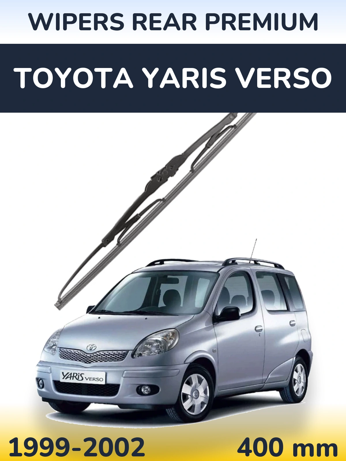 Zadní stěrač WIPERS REAR PREMIUM 400 mm pro Toyota Yaris Verso 1999-2002