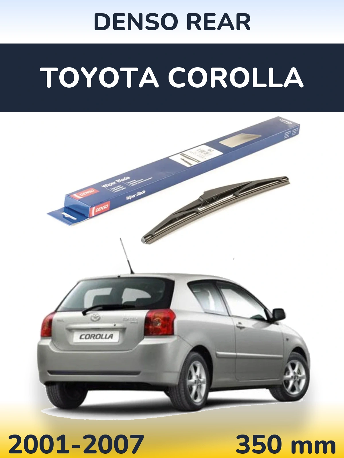 Zadní stěrač Denso Rear 350 mm pro Toyota Corolla 2001-2007