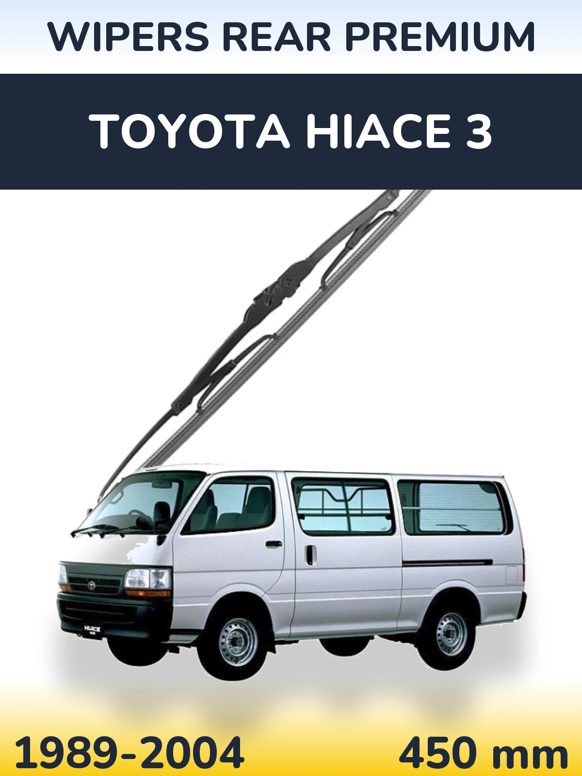Zadní stěrač WIPERS REAR PREMIUM 450 mm pro Toyota Hiace 3 1989-2004