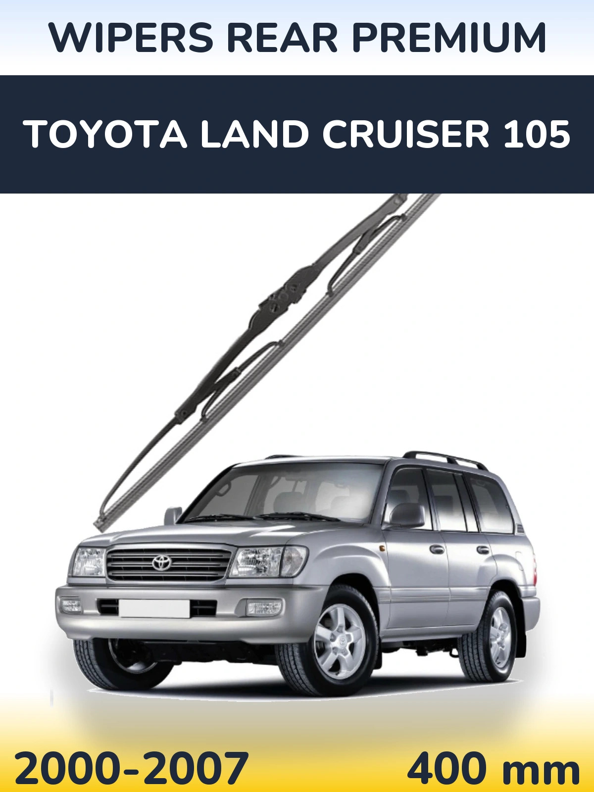Zadní stěrač WIPERS REAR PREMIUM 400 mm pro Toyota Land Cruiser 105 2000-2007
