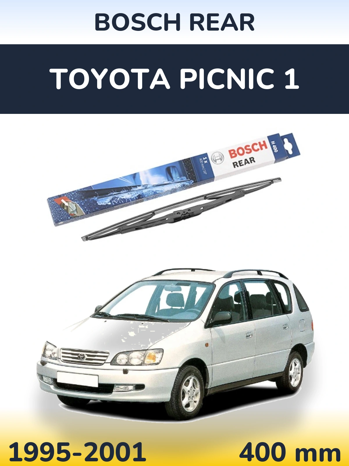 Задня щітка BOSCH Rear 400 мм для Toyota Picnic 1 1995-2001