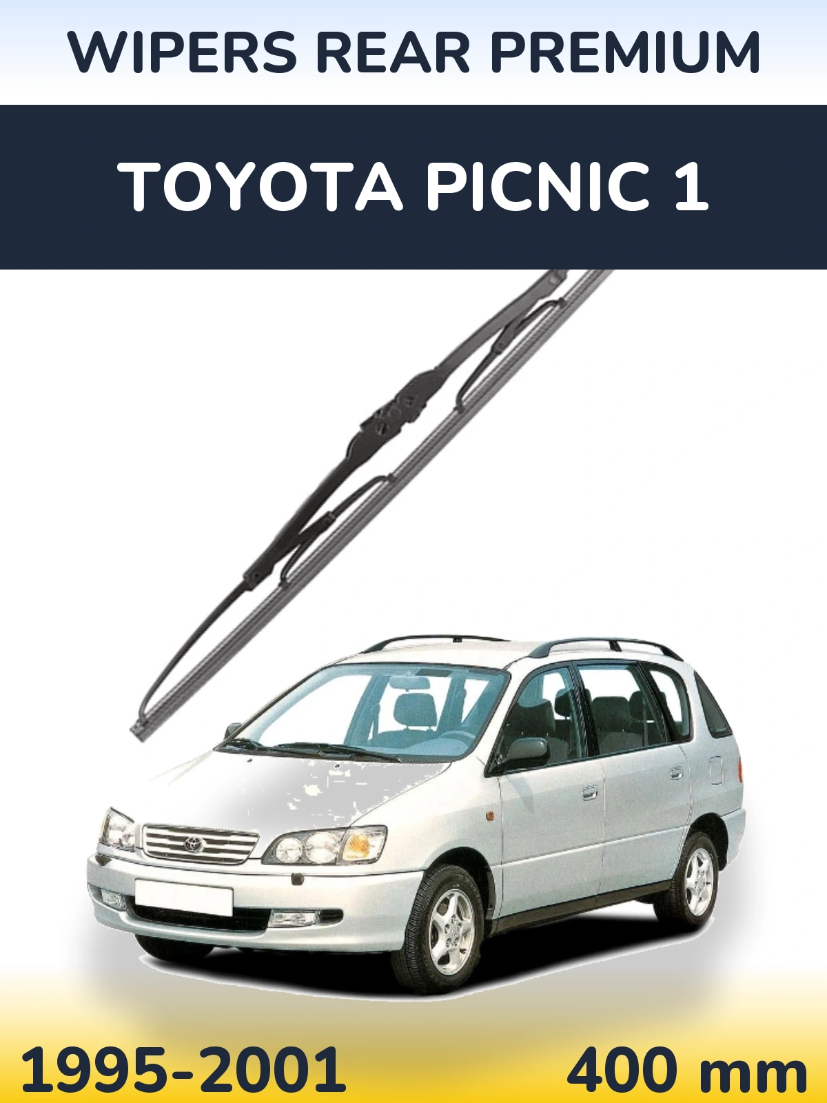 Zadní stěrač WIPERS REAR PREMIUM 400 mm pro Toyota Picnic 1 1995-2001