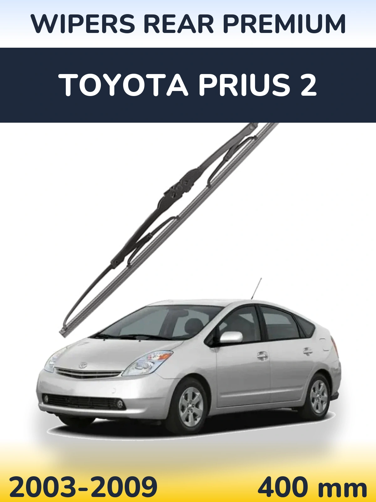 Zadní stěrač WIPERS REAR PREMIUM 400 mm pro Toyota Prius 2 2003-2009