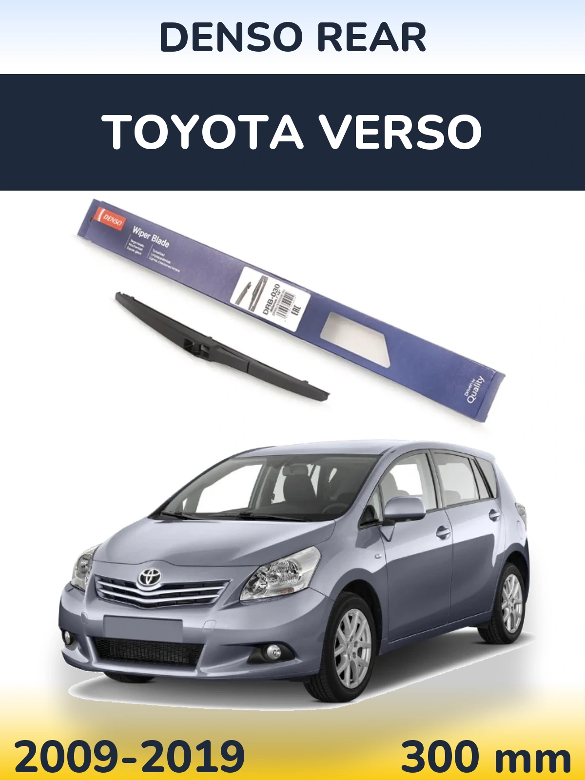 Zadní stěrač Denso Rear 300 mm pro Toyota Verso 2009-2019