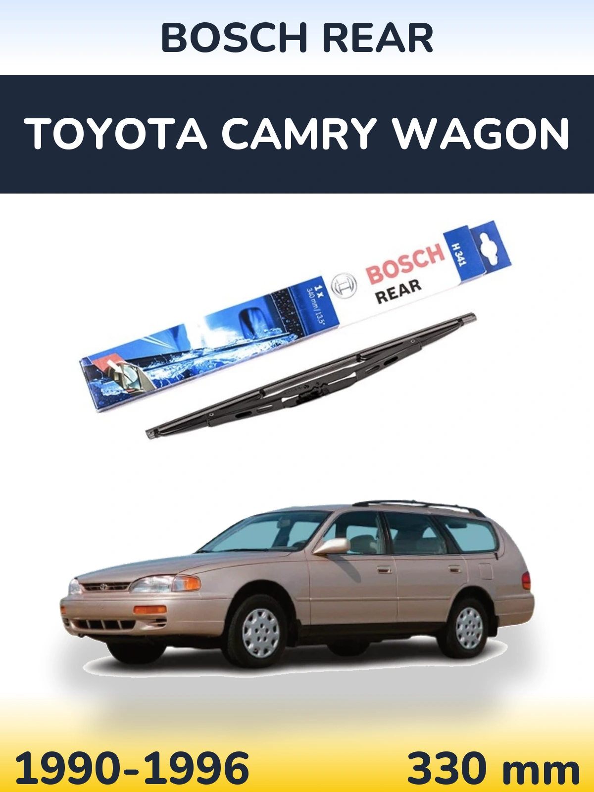 Задня щітка BOSCH Rear 340 мм для Toyota Camry Wagon 1990-1996